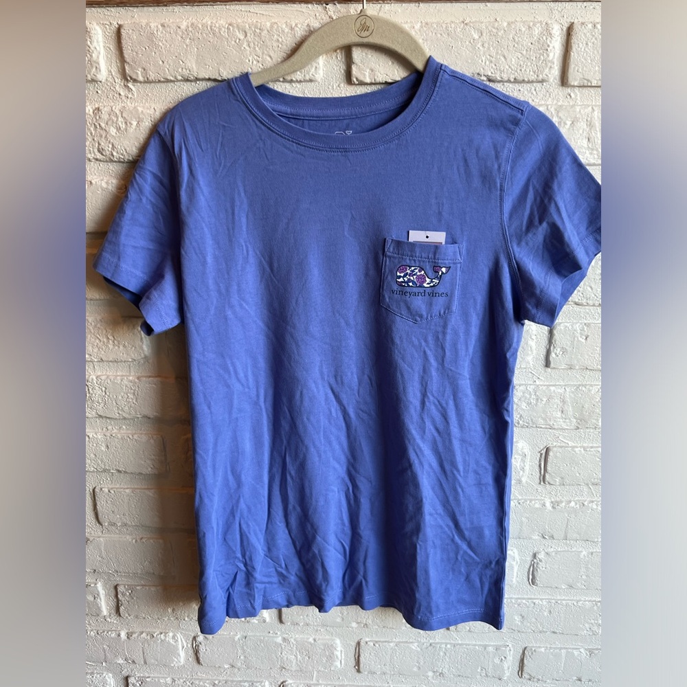 Vineyard Vines-Purple Floral Women’s Short Sleeve Tee (Never Worn!)